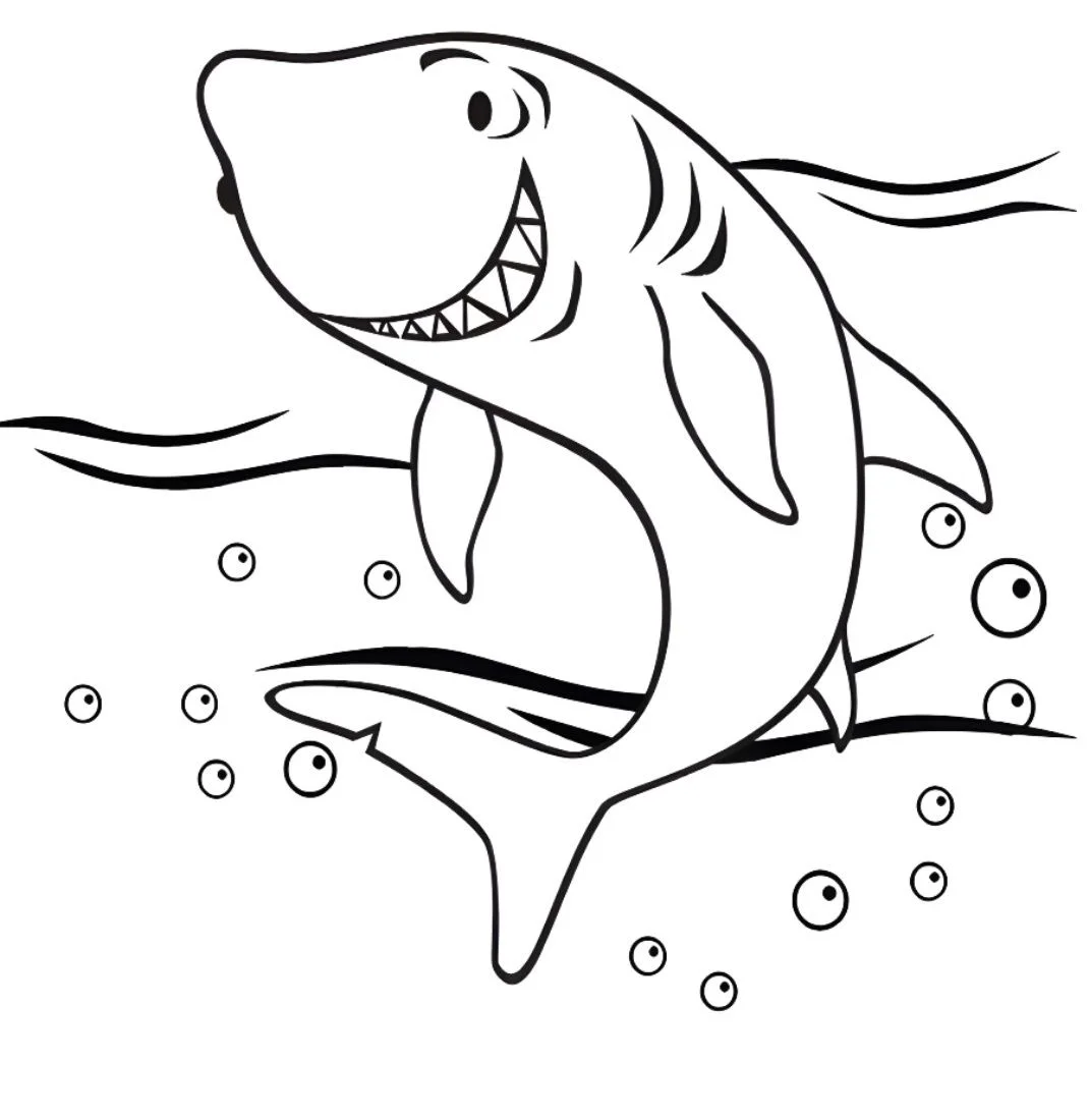 Shark coloring page (61)