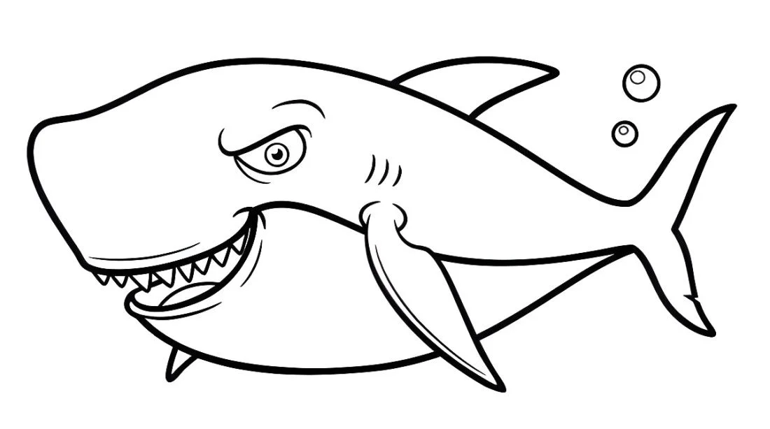 Shark coloring page (64)