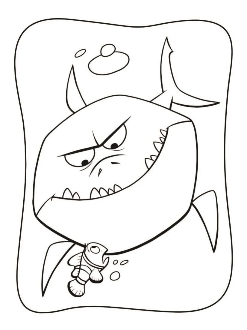 Shark coloring page (67)