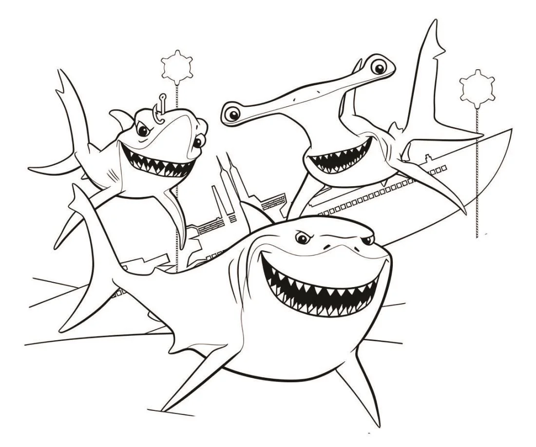 Shark coloring page (69)