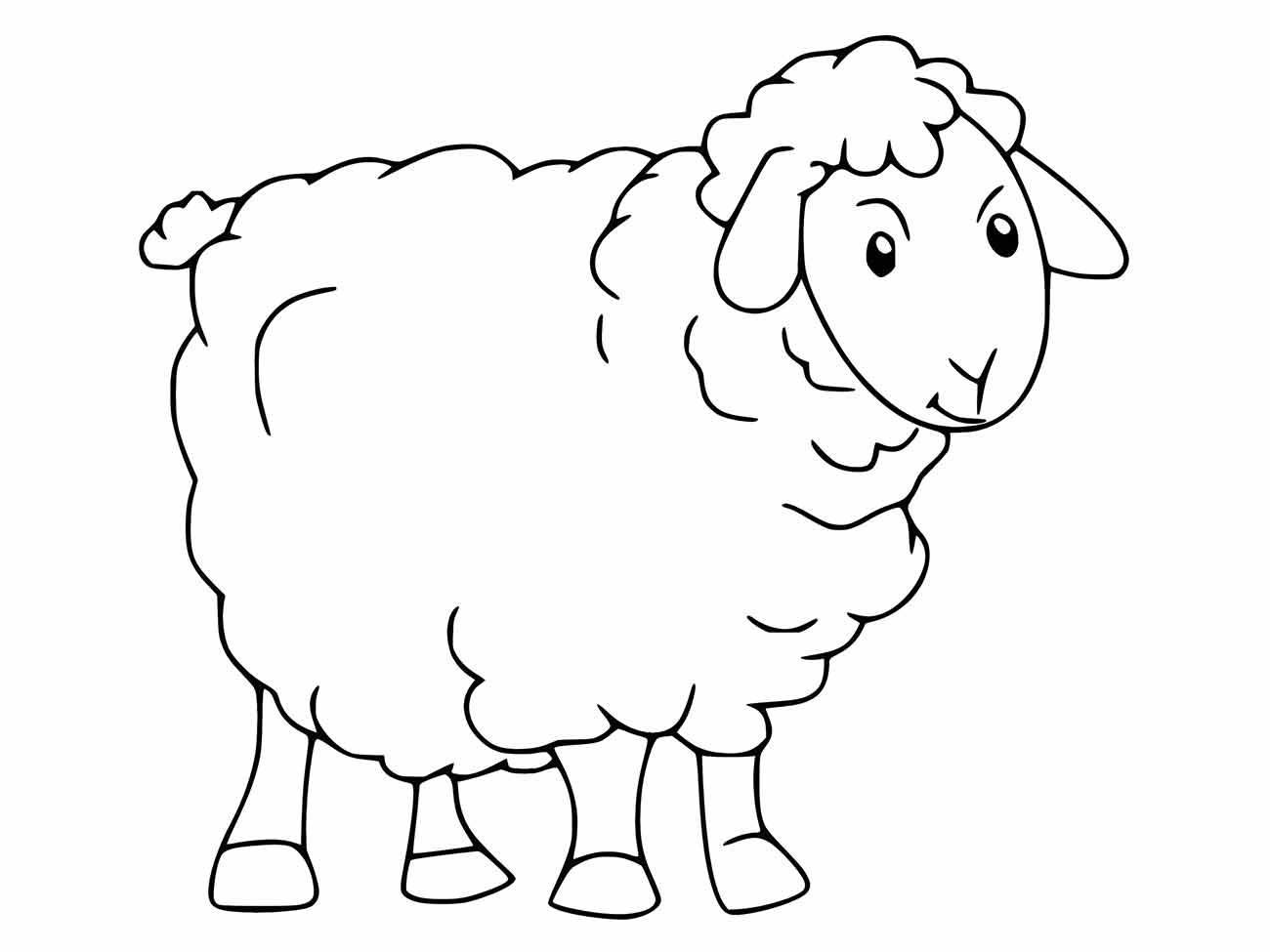 Sheep coloring page (15)