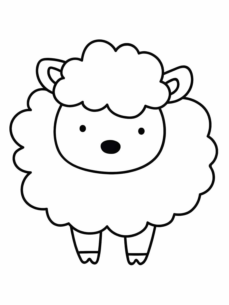 Sheep coloring page (17)