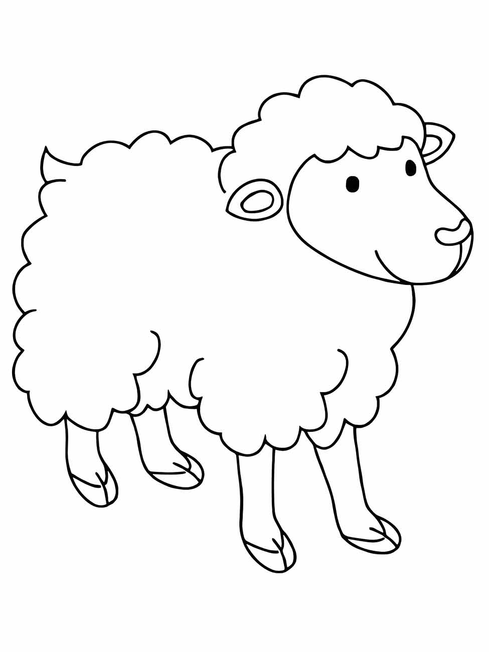 Sheep coloring page (19)