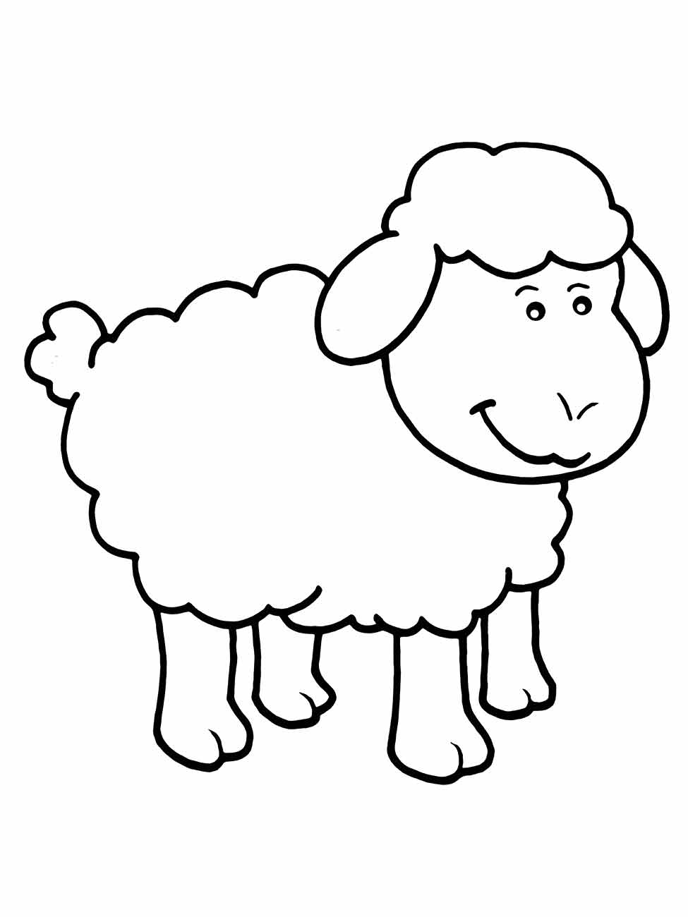 Sheep coloring page (20)