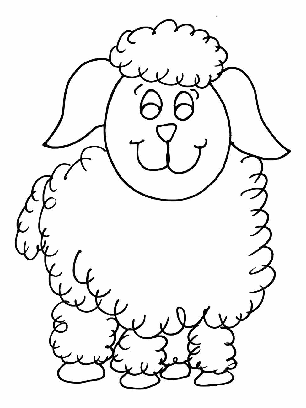 Sheep coloring page (21)