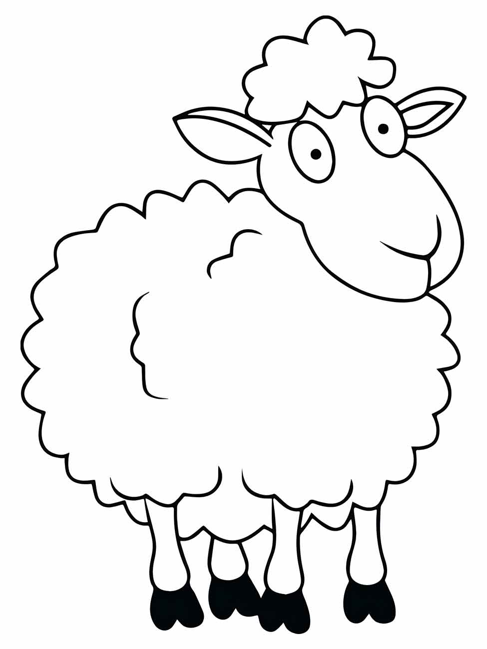 Sheep coloring page (23)