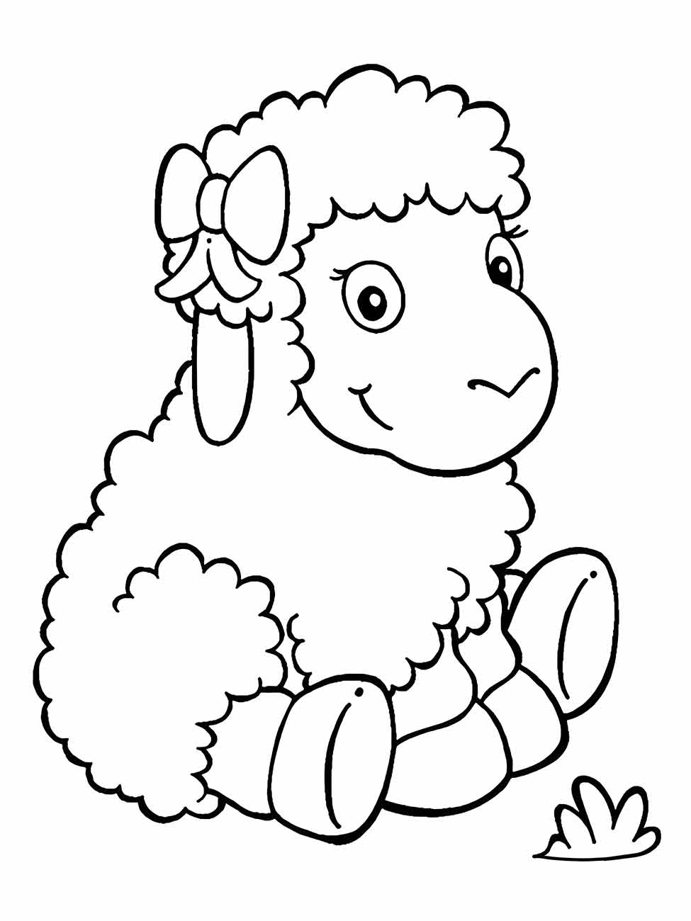 Sheep coloring page (24)