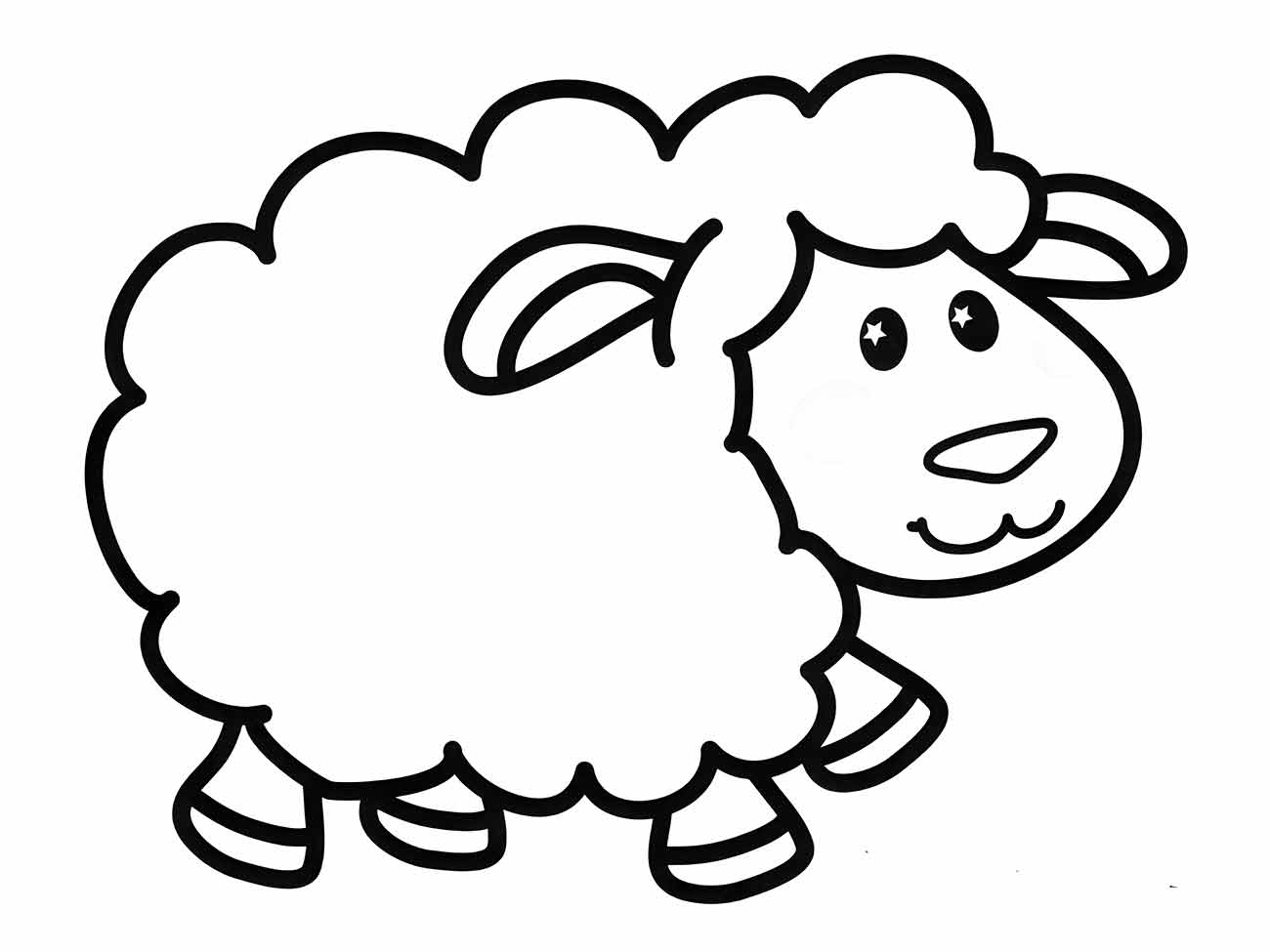 Sheep coloring page (26)