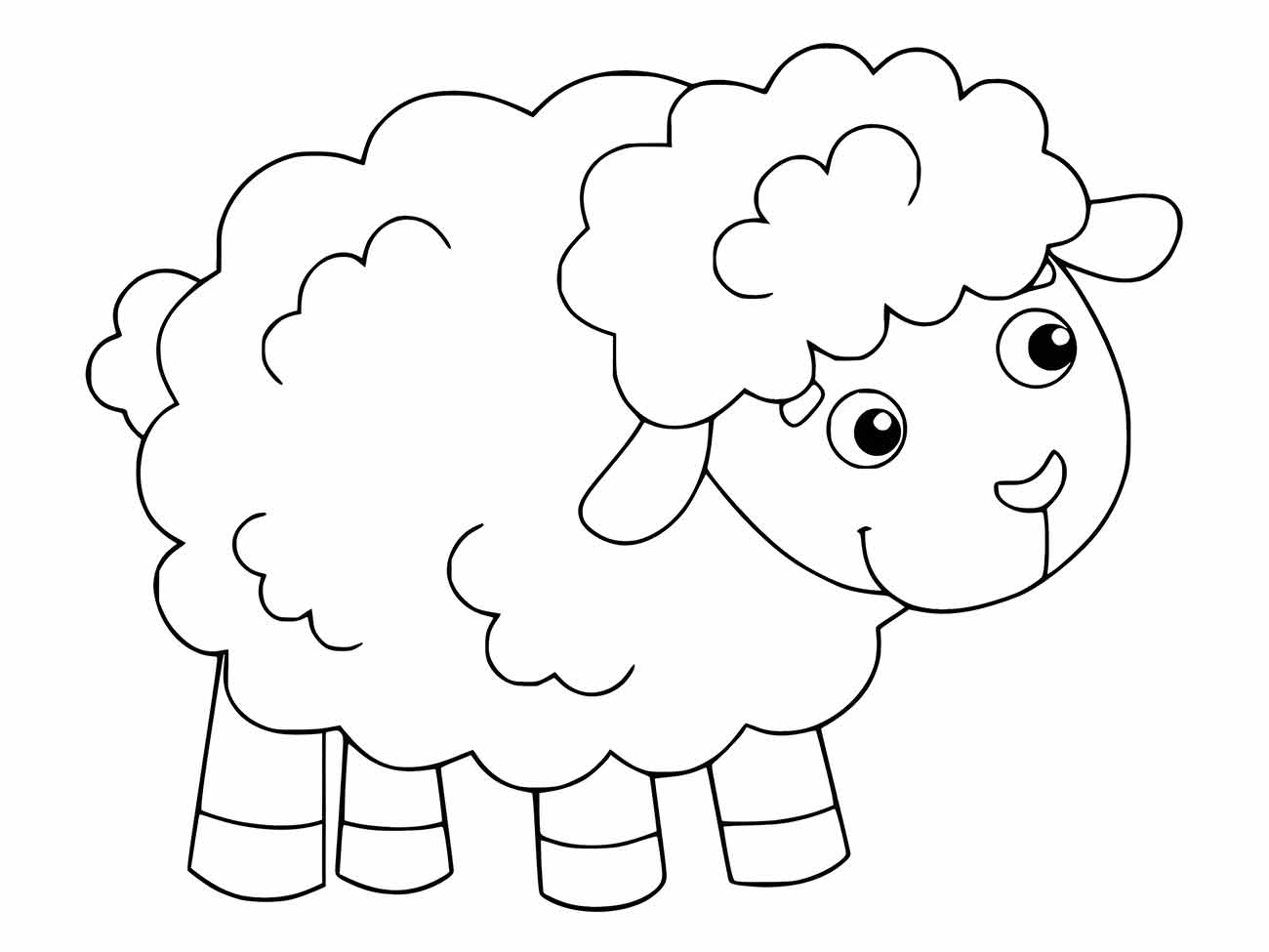 Sheep coloring page (27)