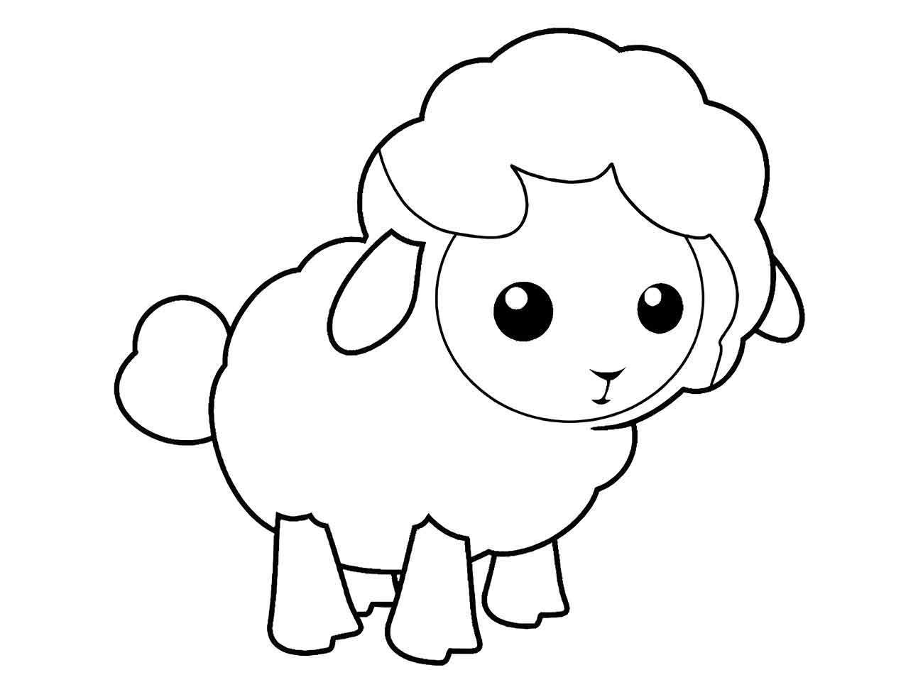 Sheep coloring page (29)