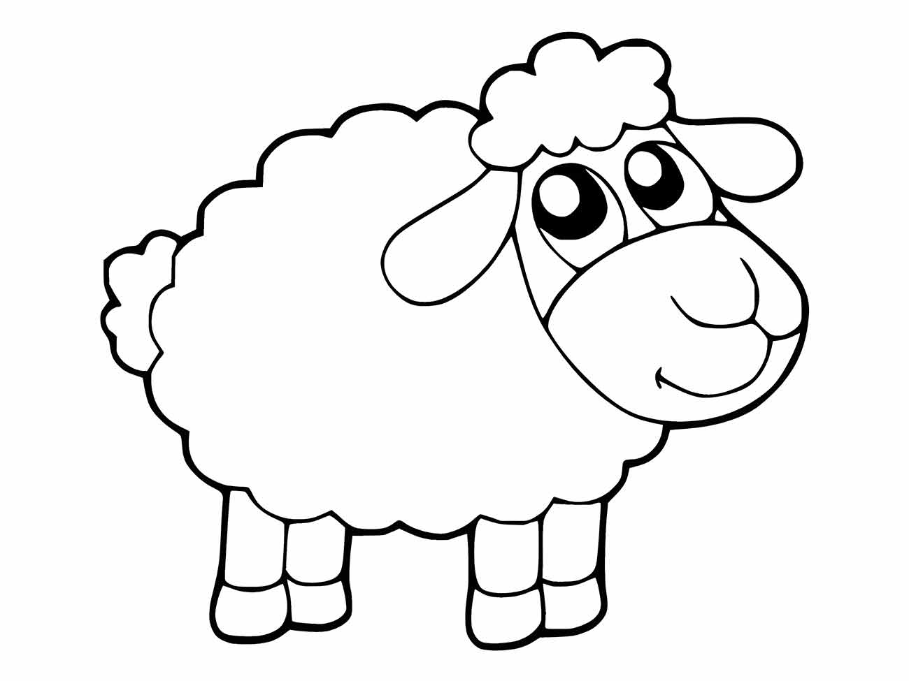 Sheep coloring page (31)