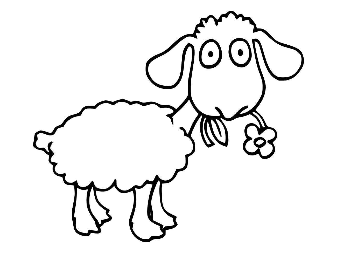 Sheep coloring page (33)