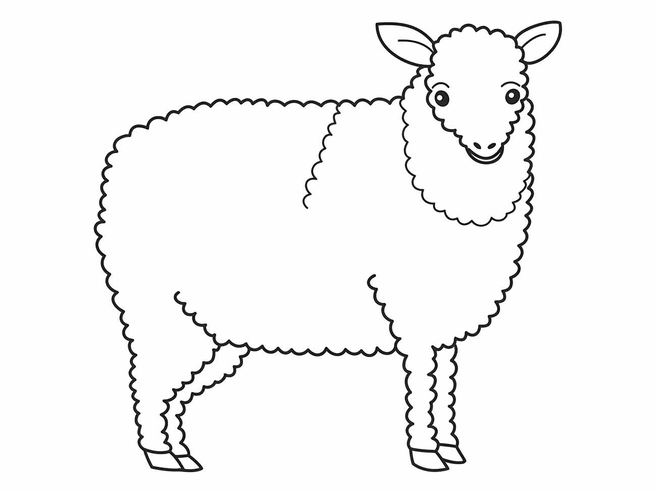 Sheep coloring page (35)