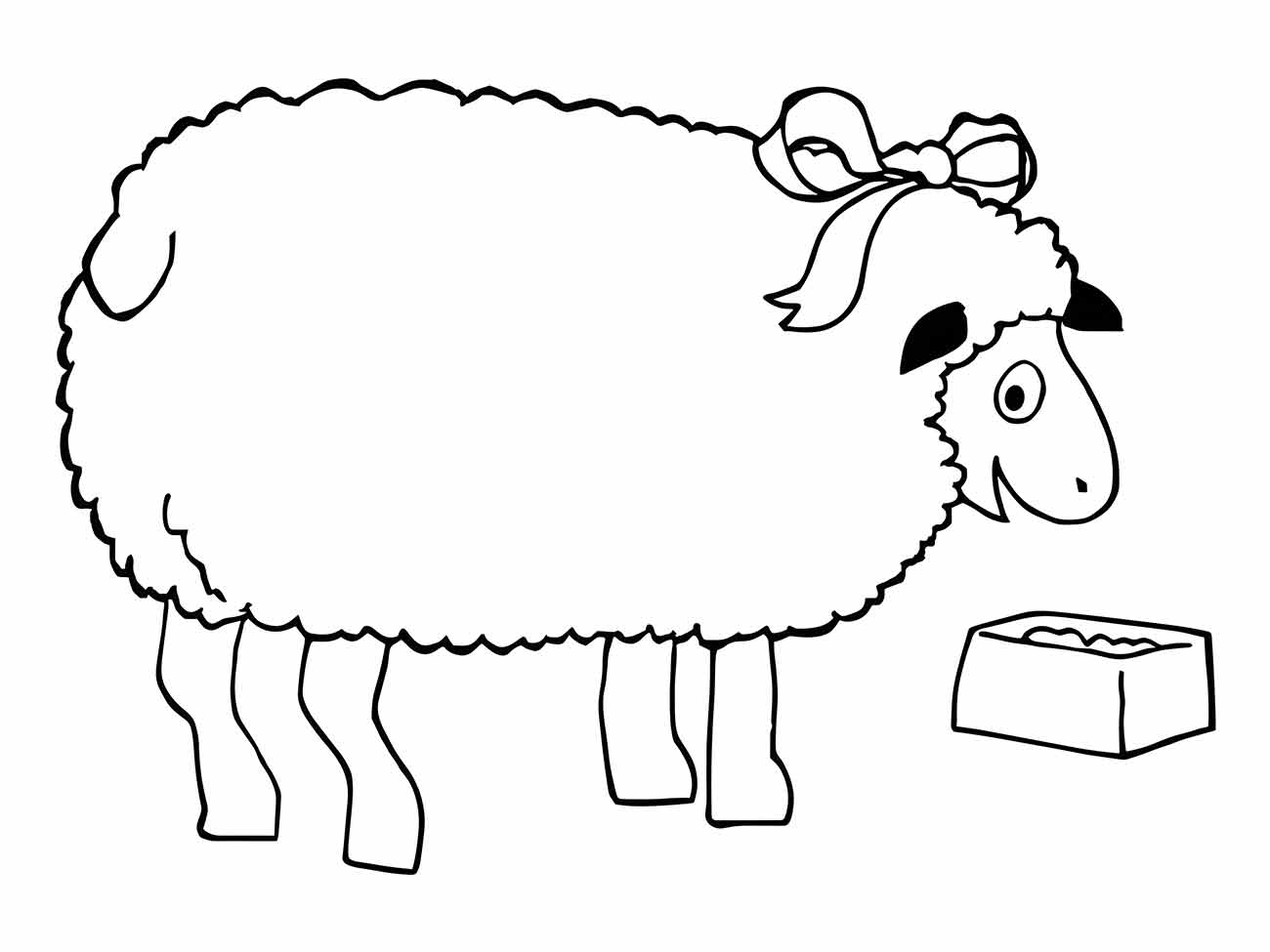 Sheep coloring page (37)