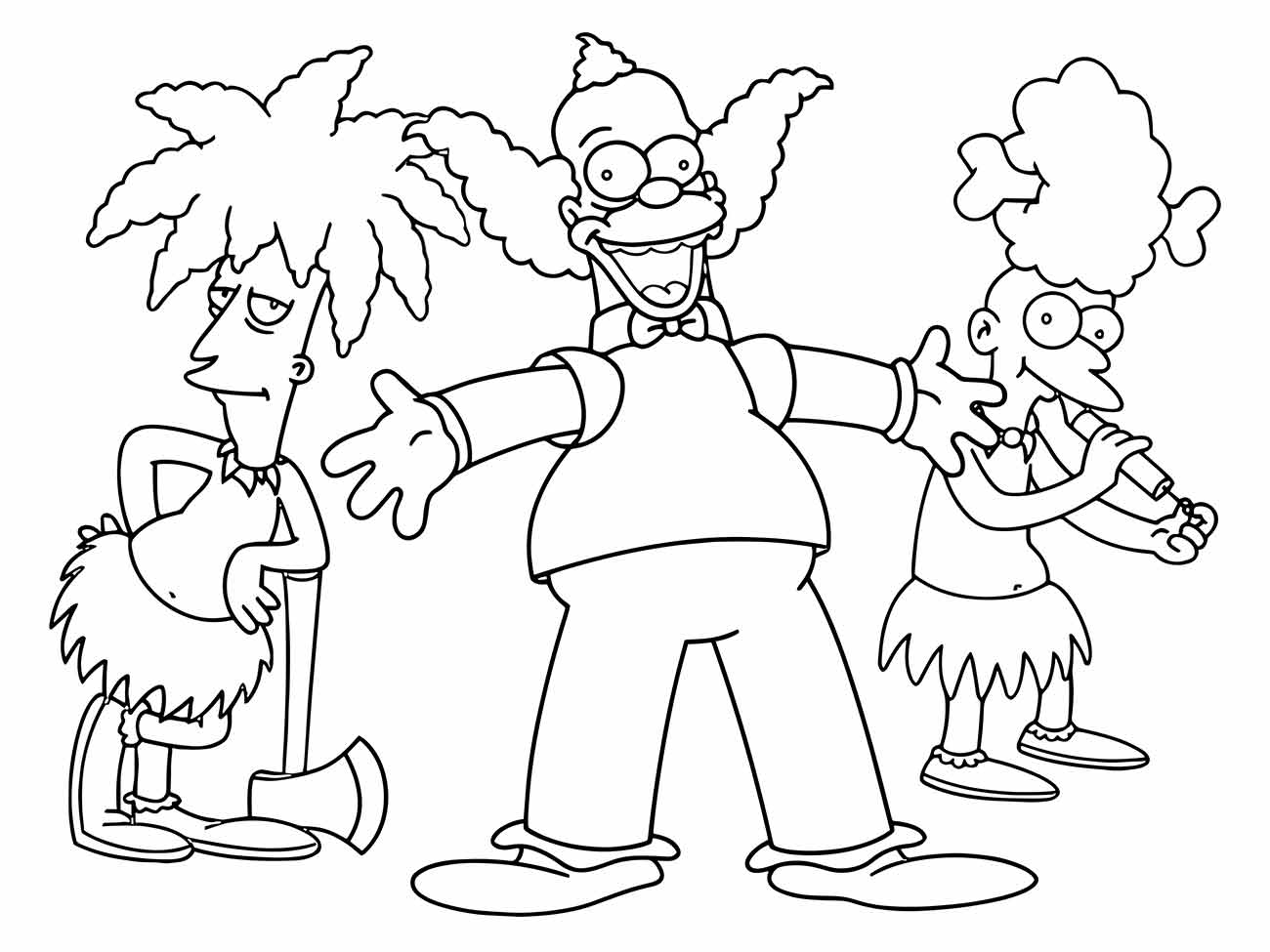 Simpsons coloring page (14)