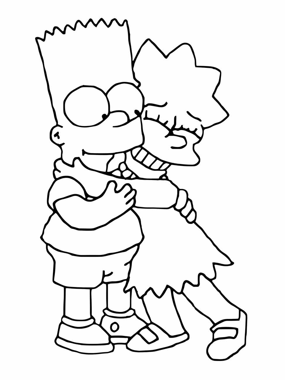 Simpsons coloring page (34)