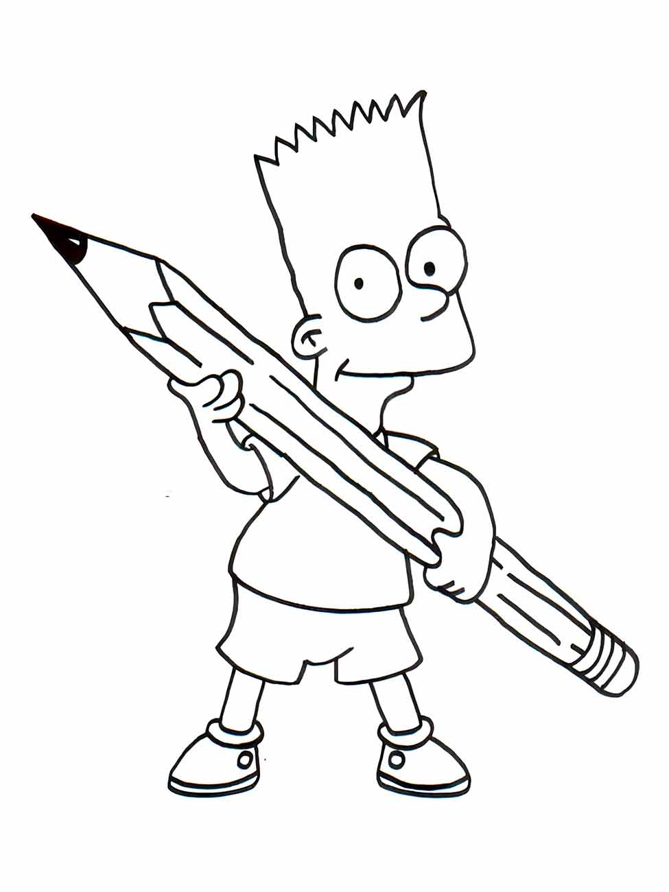 Simpsons coloring page (35)