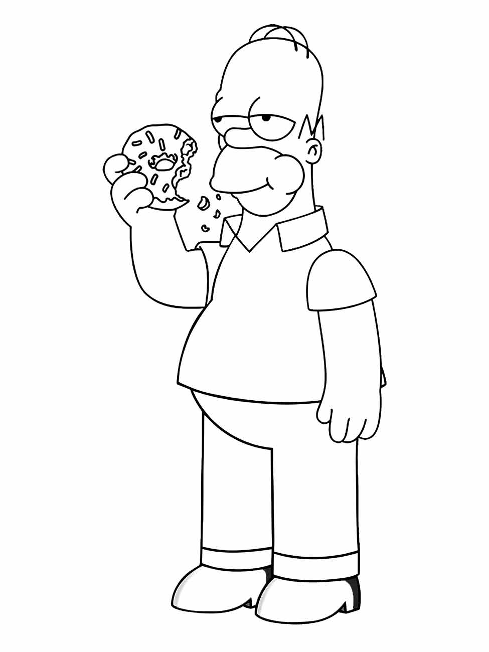 Simpsons coloring page (37)