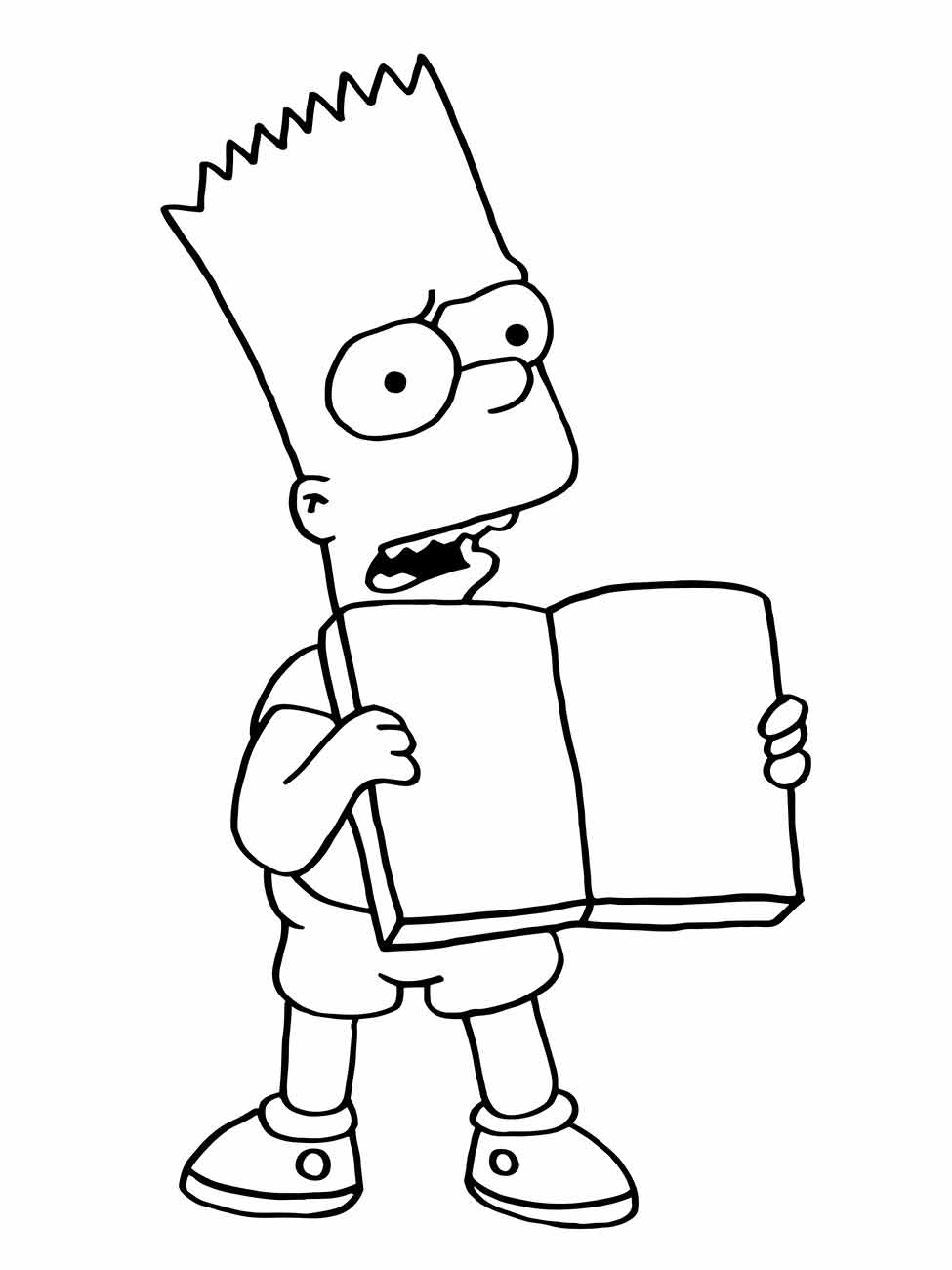 Simpsons coloring page (38)