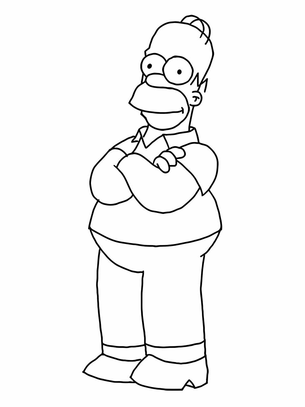 Simpsons coloring page (39)