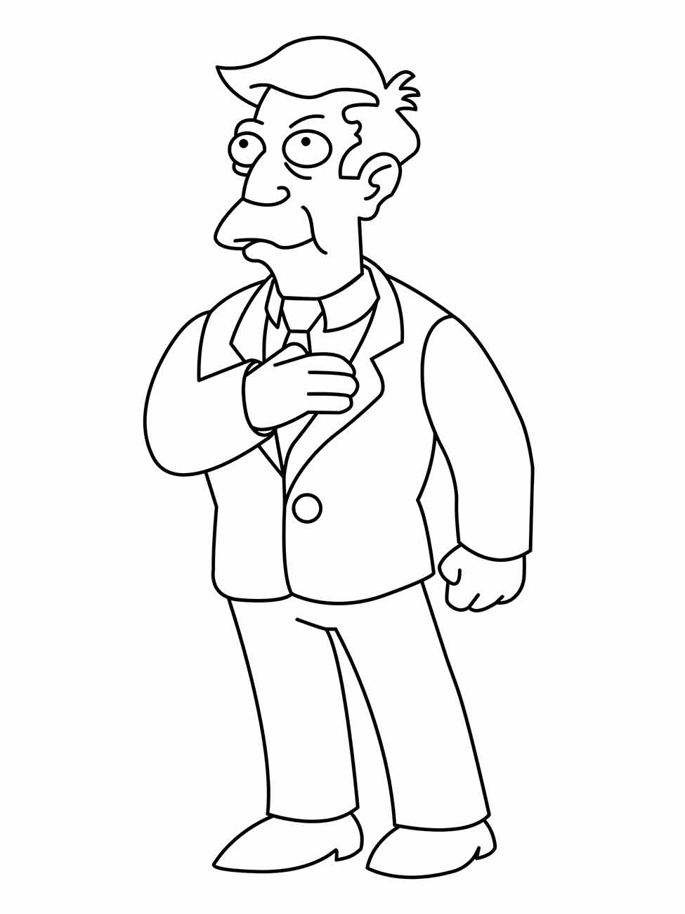 Simpsons coloring page (40)