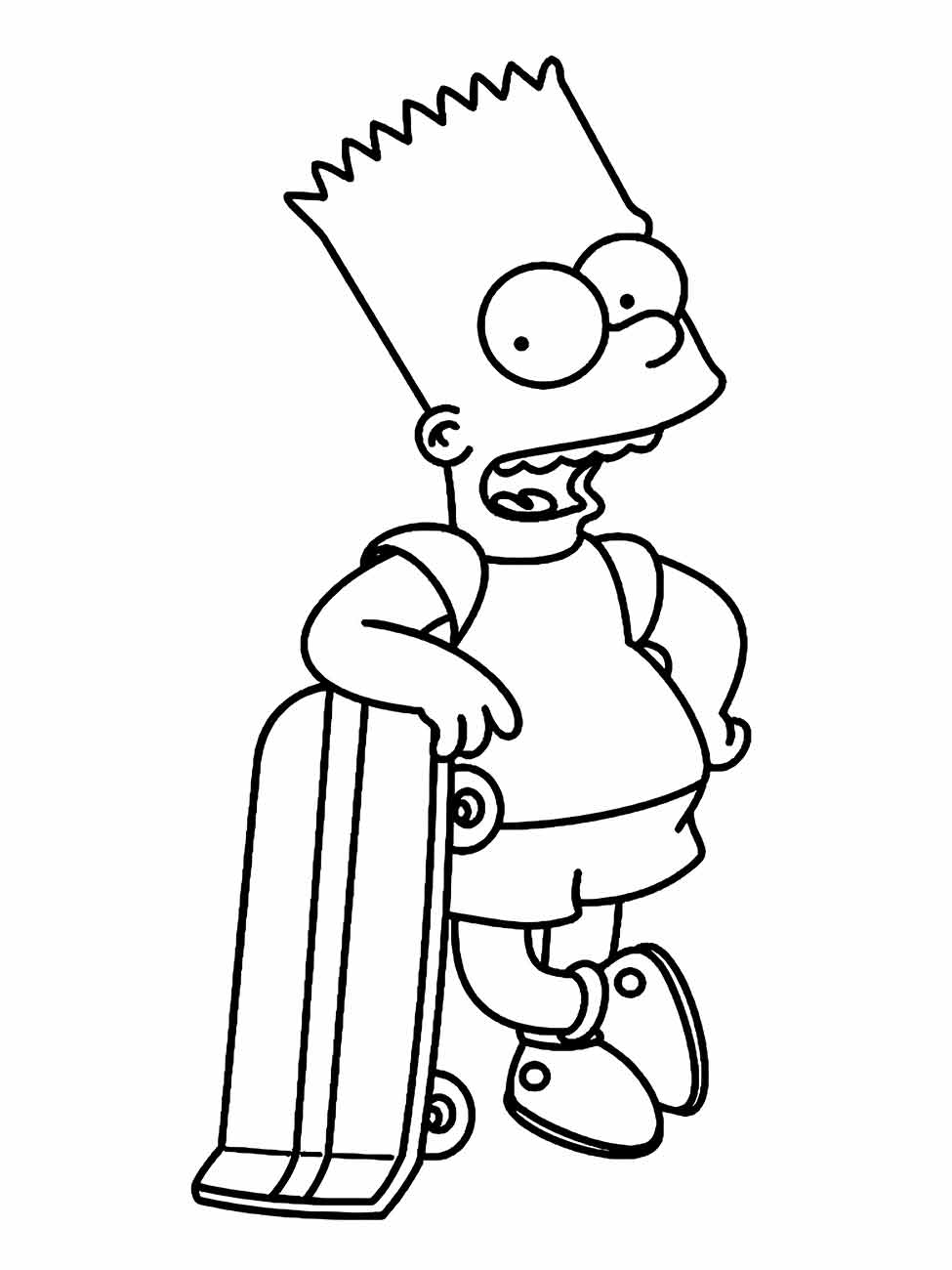 Simpsons coloring page (42)