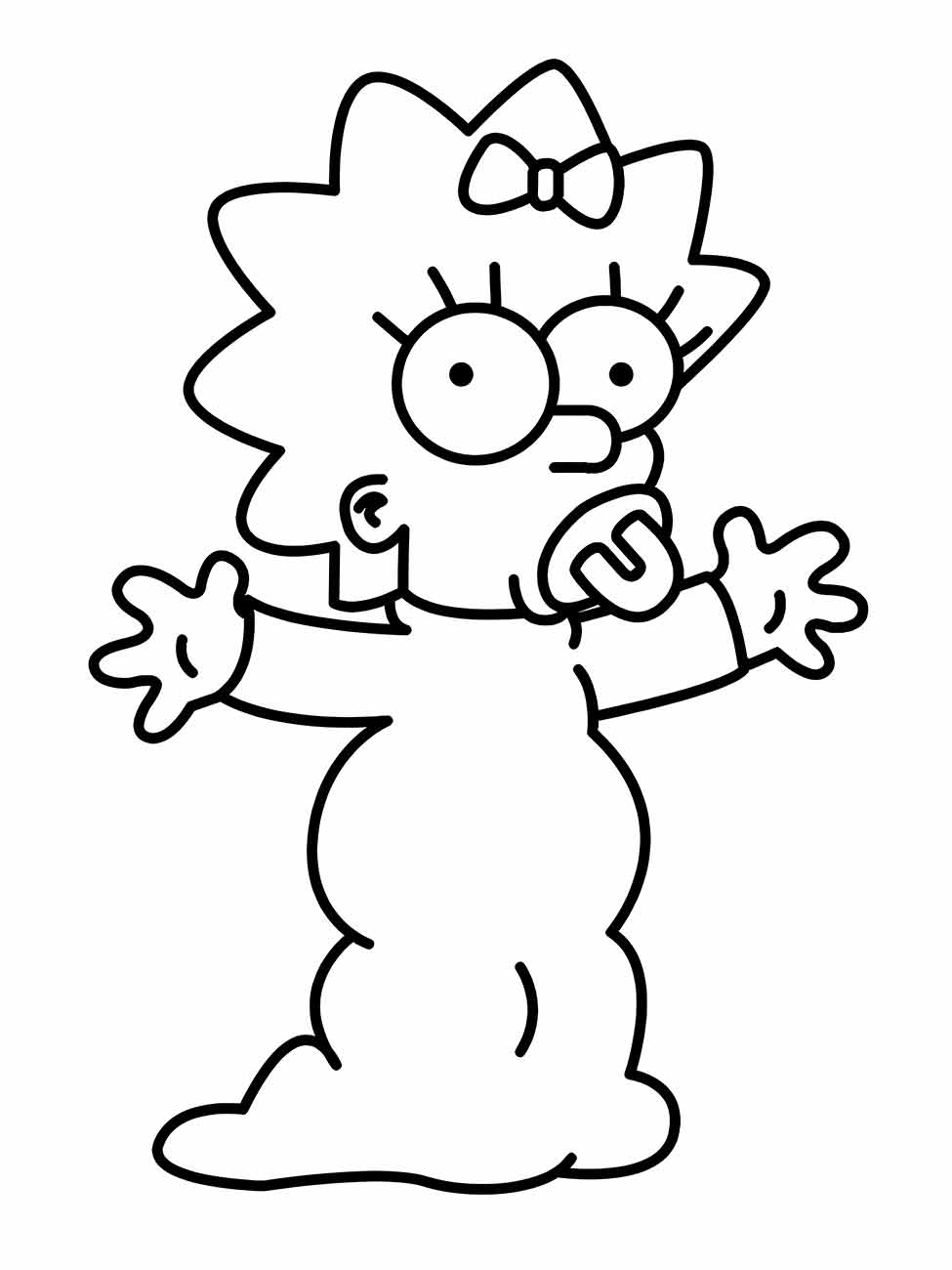 Simpsons coloring page (43)