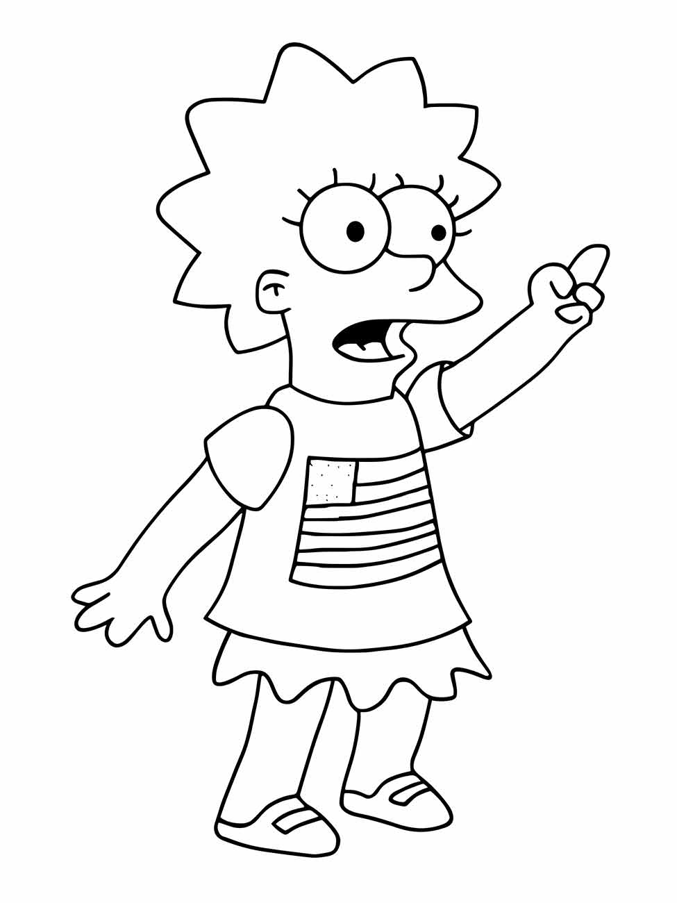 Simpsons coloring page (44)