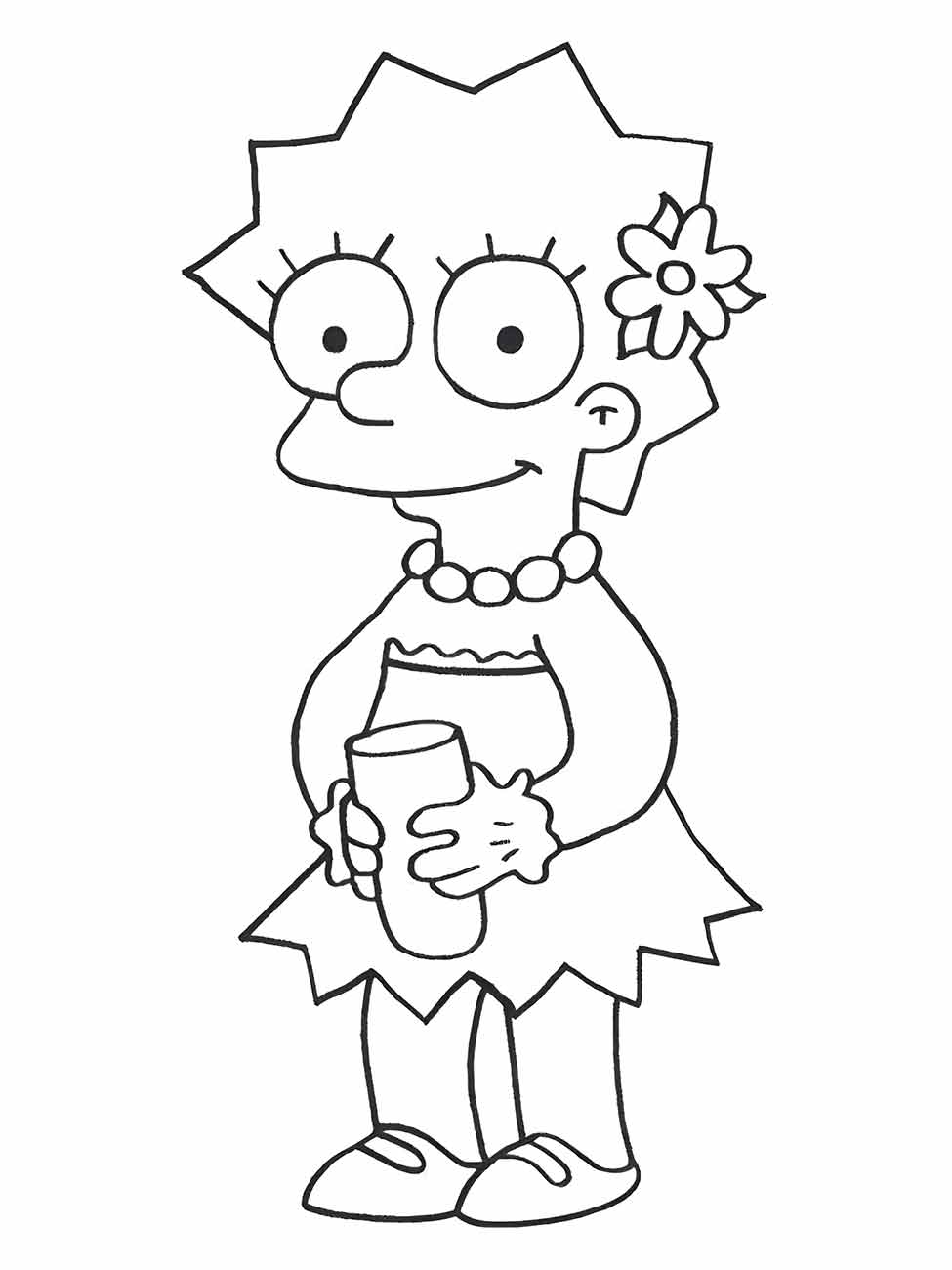 Simpsons coloring page (47)