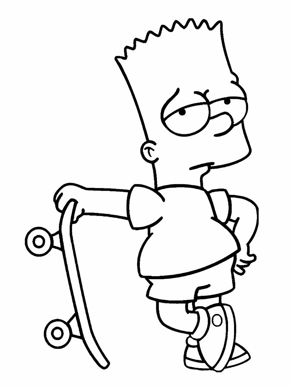 Simpsons coloring page (48)