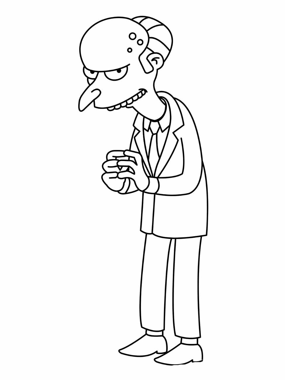 Simpsons coloring page (52)