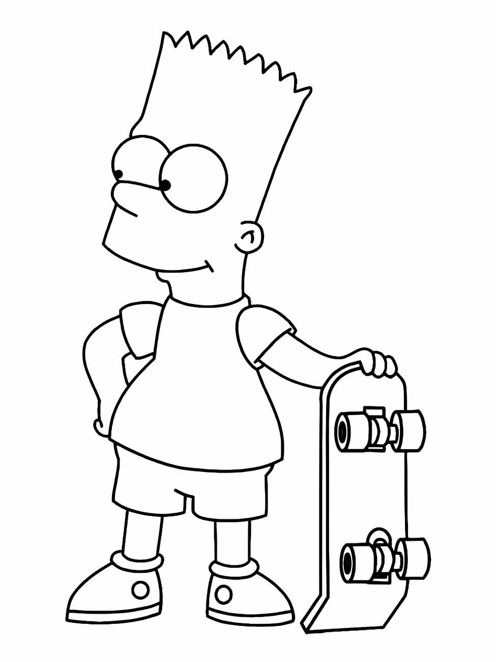 Simpsons coloring page (53)