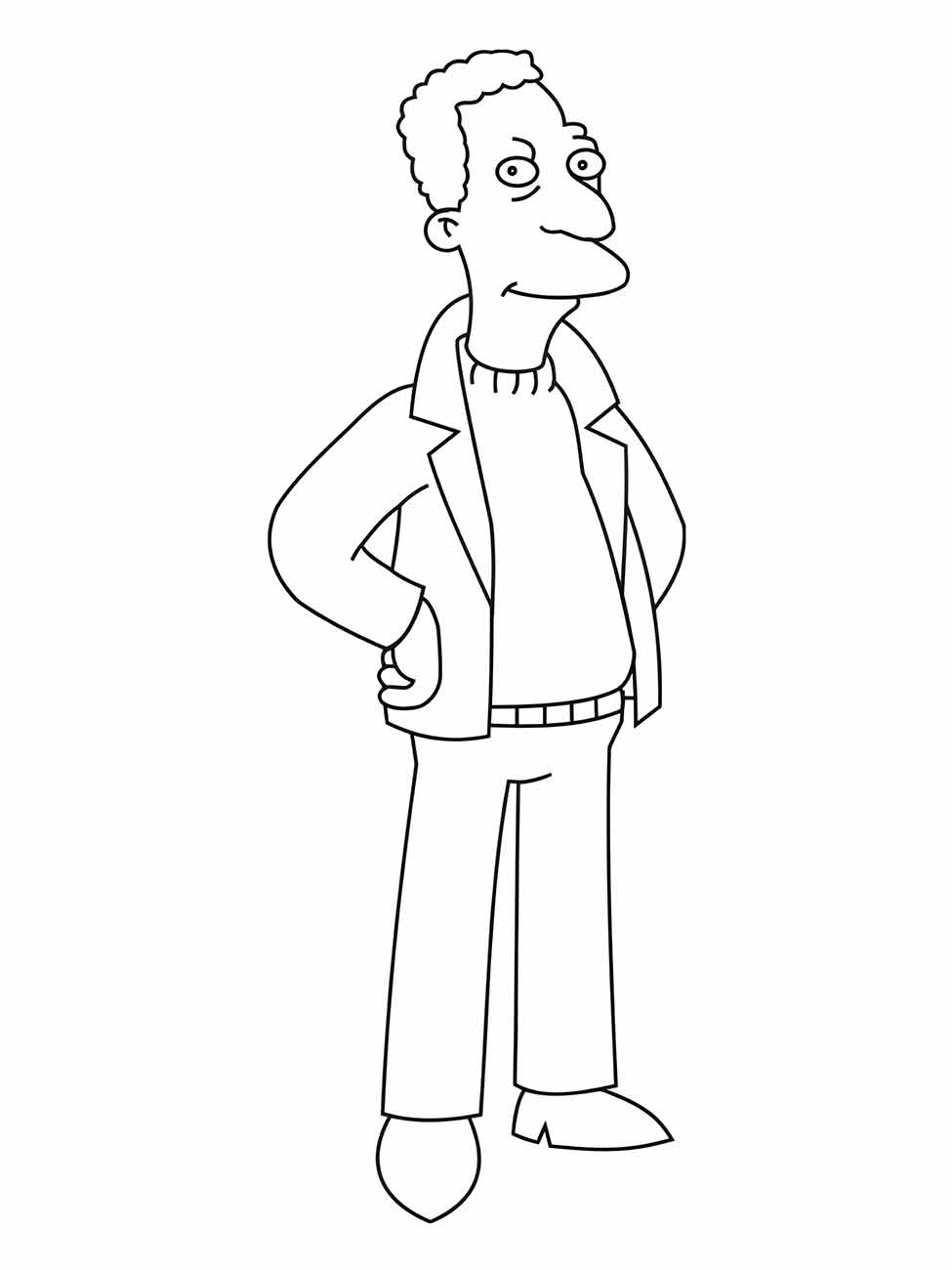 Simpsons coloring page (55)