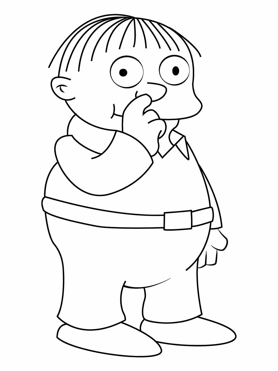 Simpsons coloring page (56)