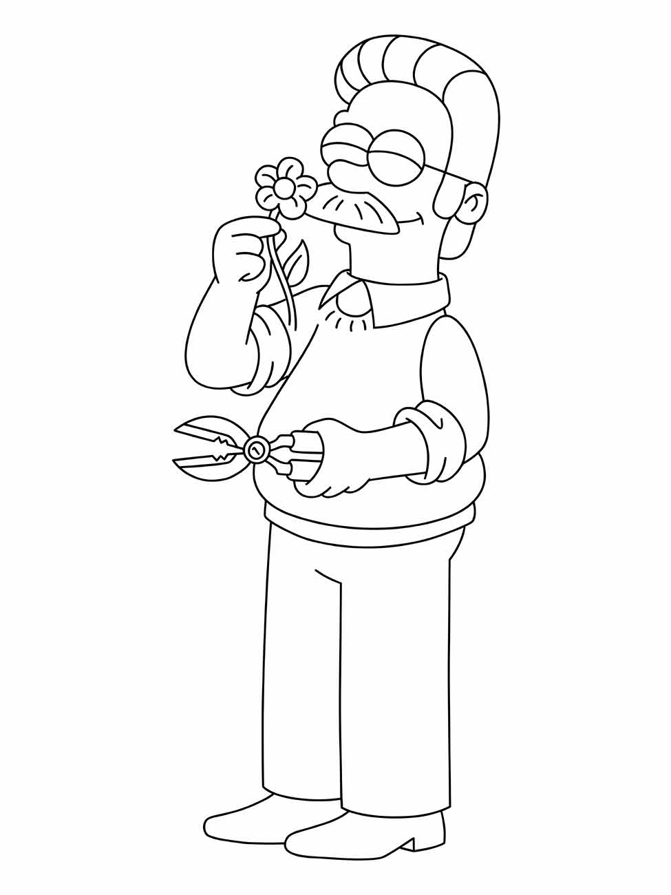 Simpsons coloring page (58)