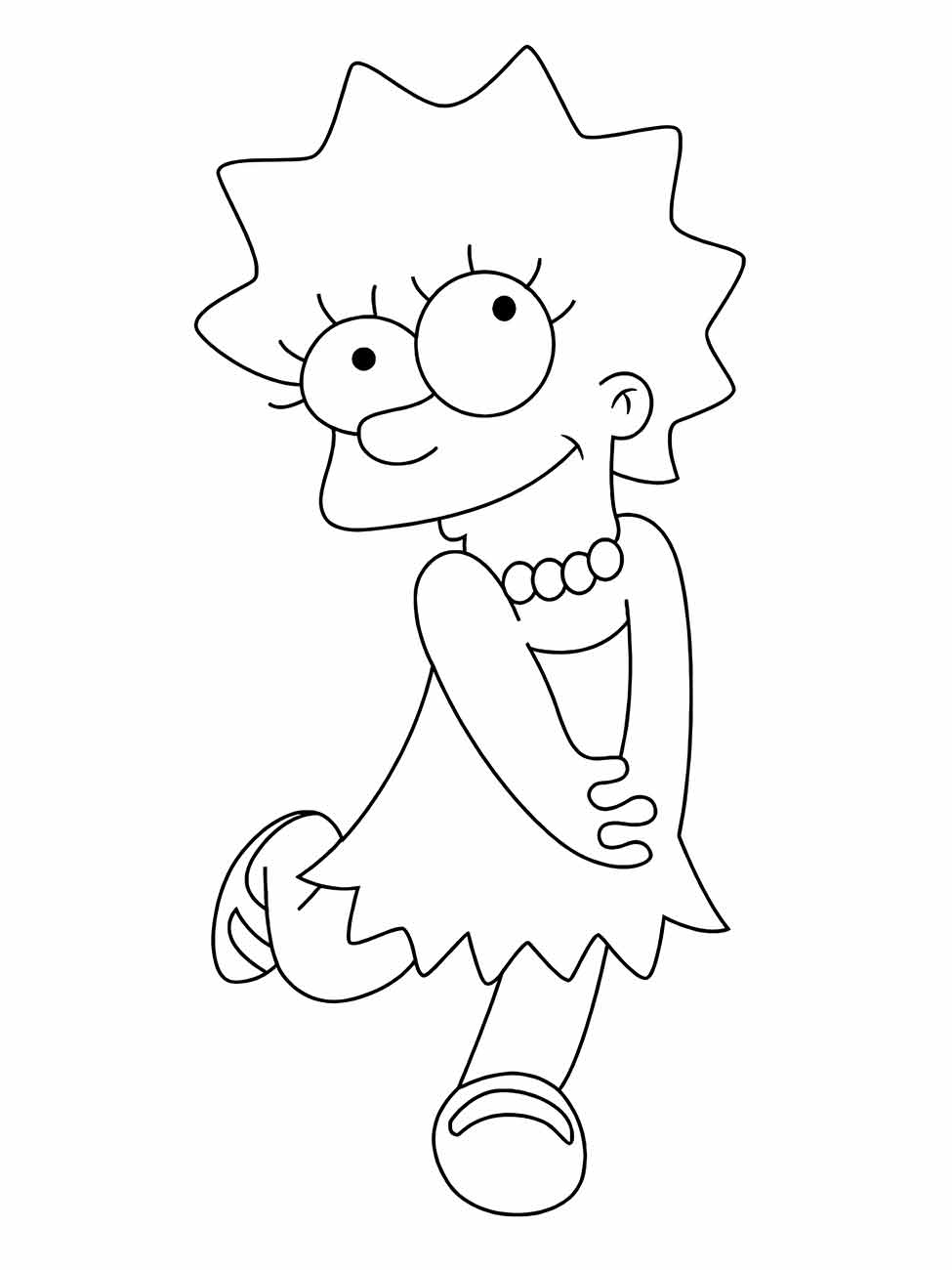 Simpsons coloring page (59)