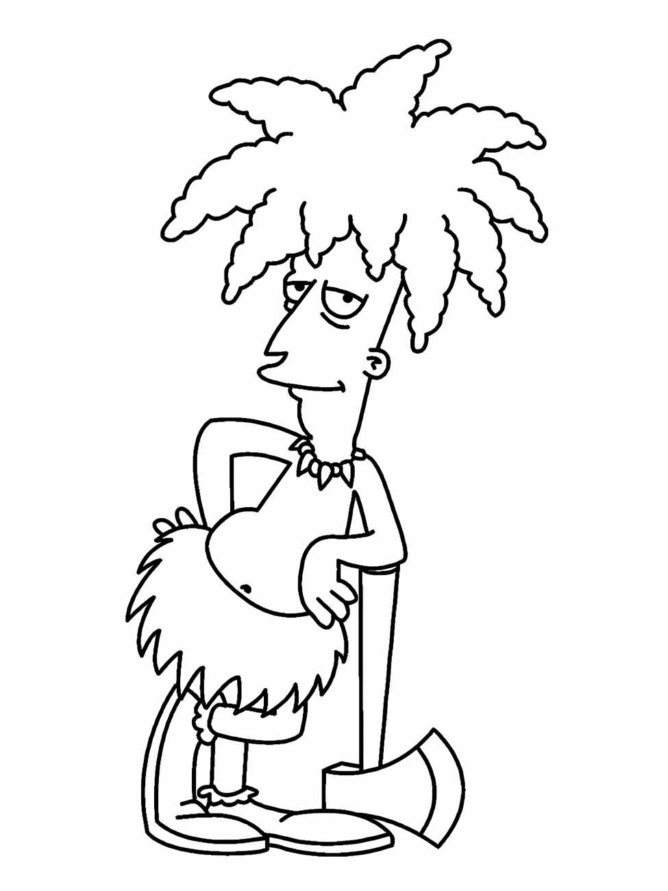 Simpsons coloring page (62)