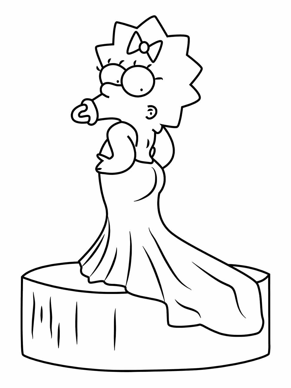 Simpsons coloring page (63)