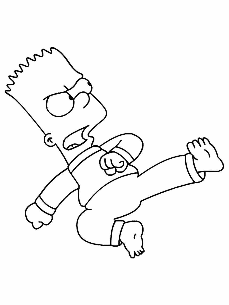 Simpsons coloring page (67)