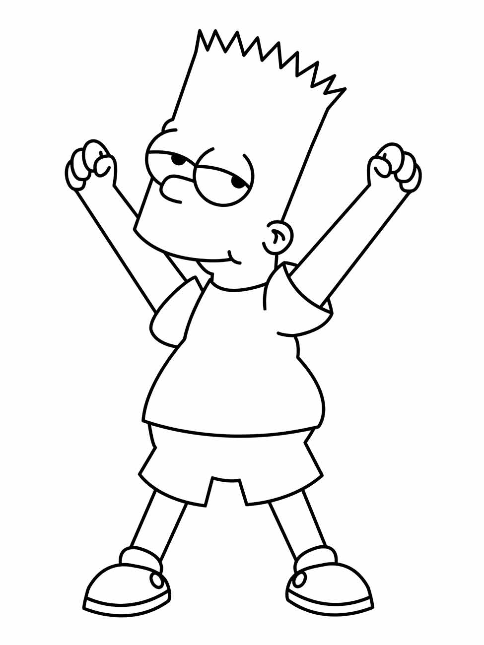 Simpsons coloring page (68)