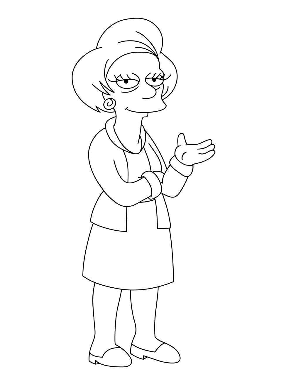 Simpsons coloring page (70)