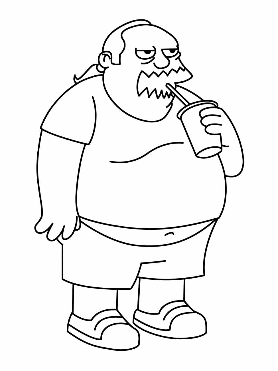 Simpsons coloring page (71)