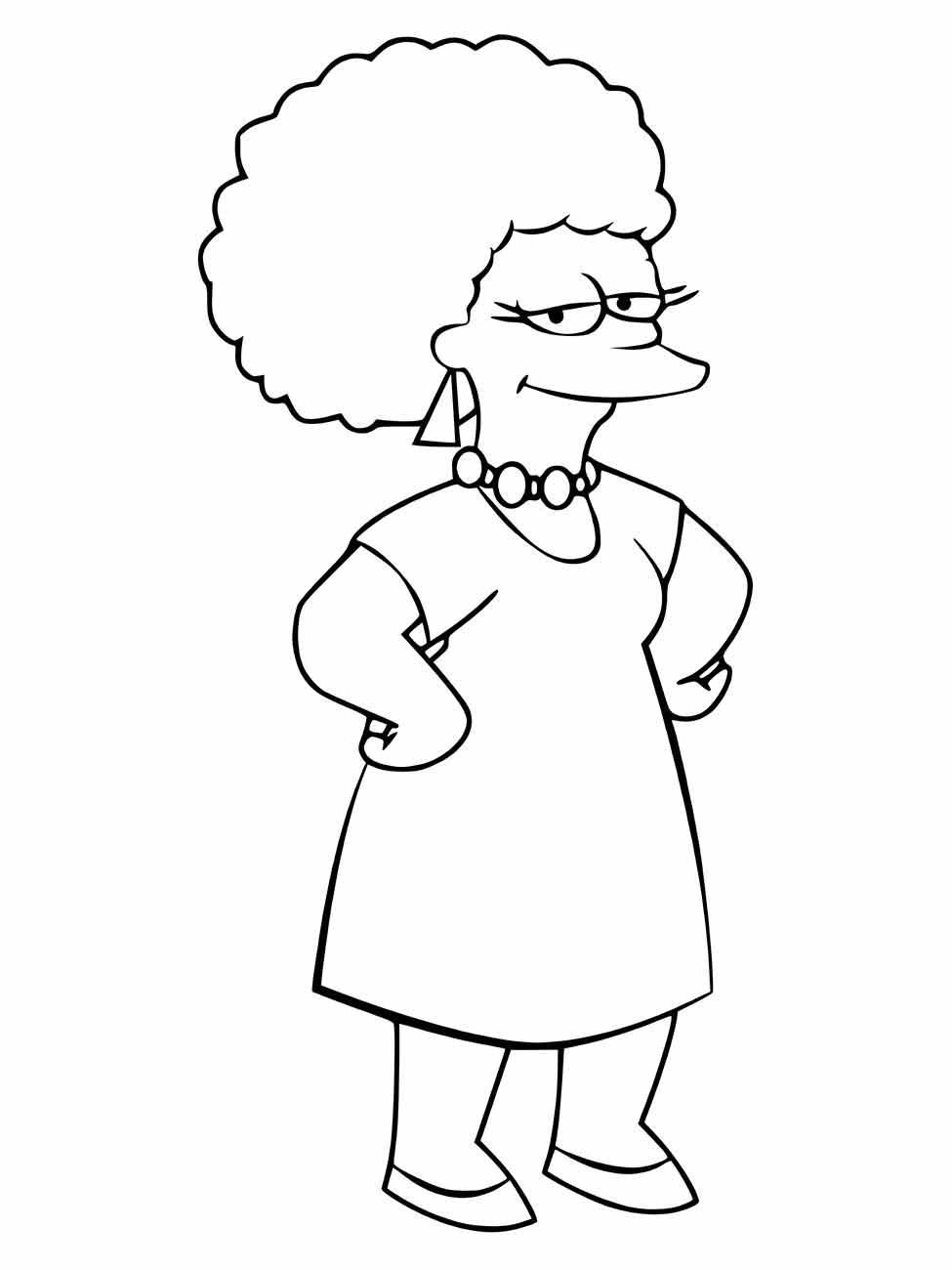 Simpsons coloring page (73)