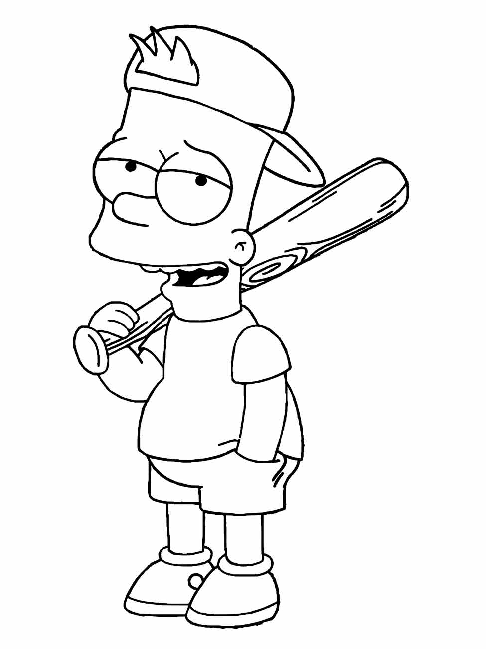 Simpsons coloring page (76)