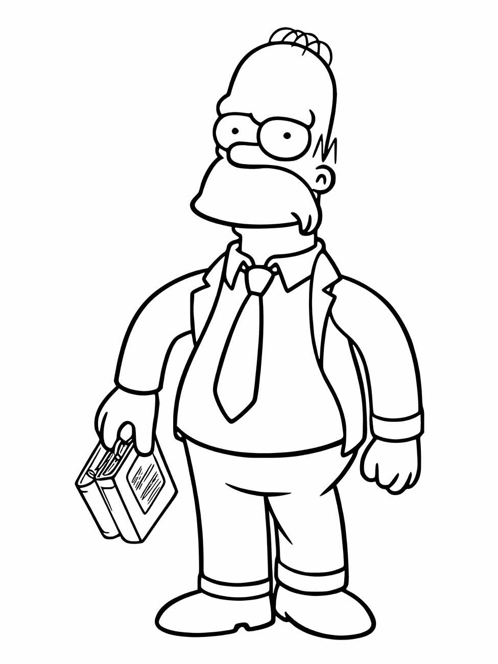 Simpsons coloring page (78)