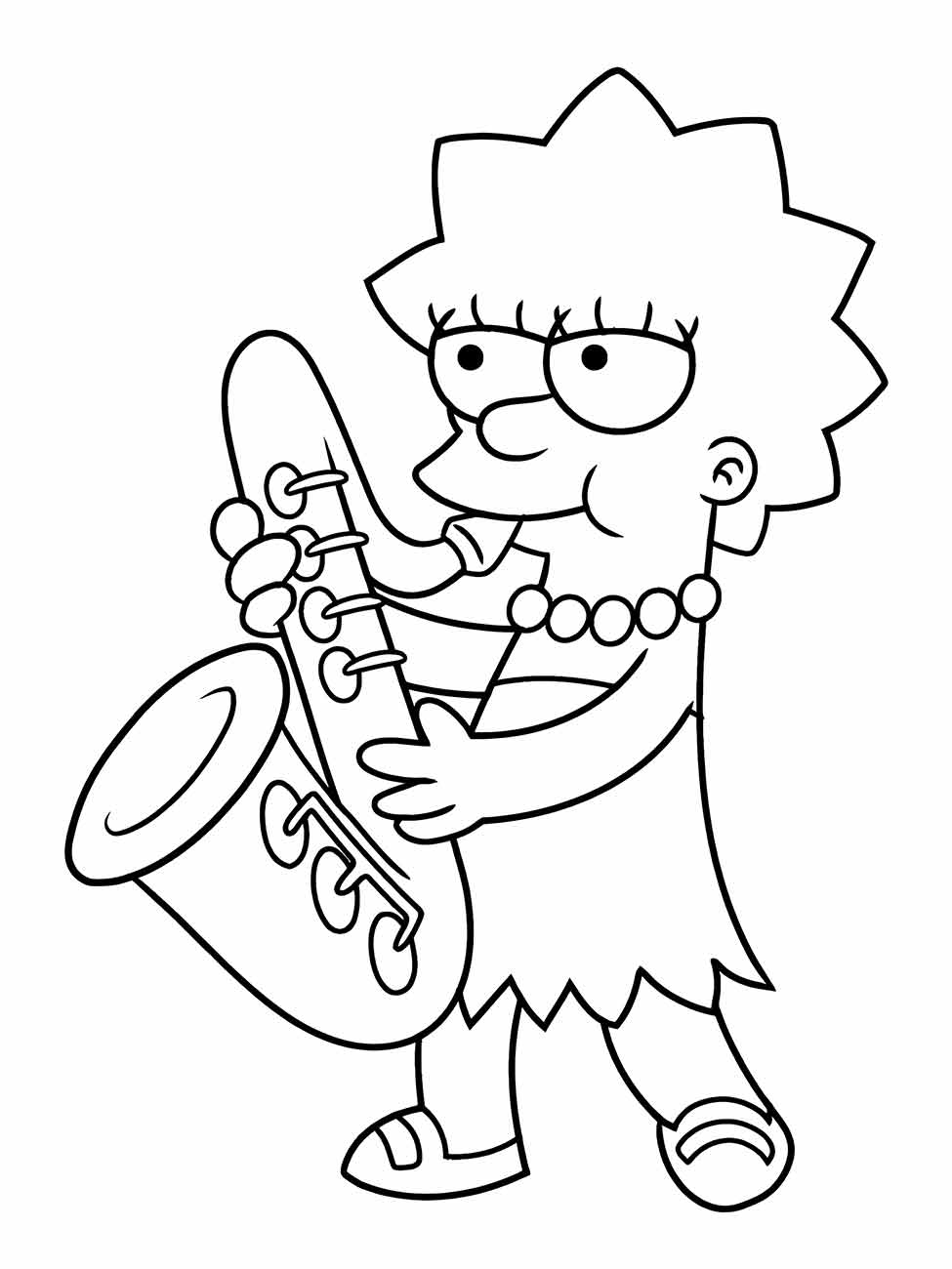 Simpsons coloring page (79)