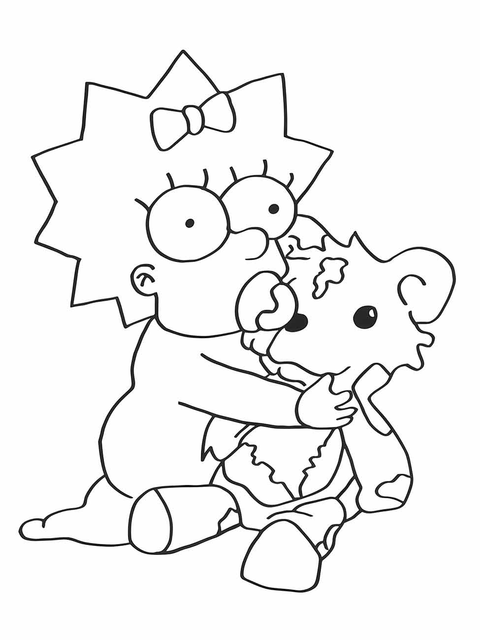 Simpsons coloring page (80)