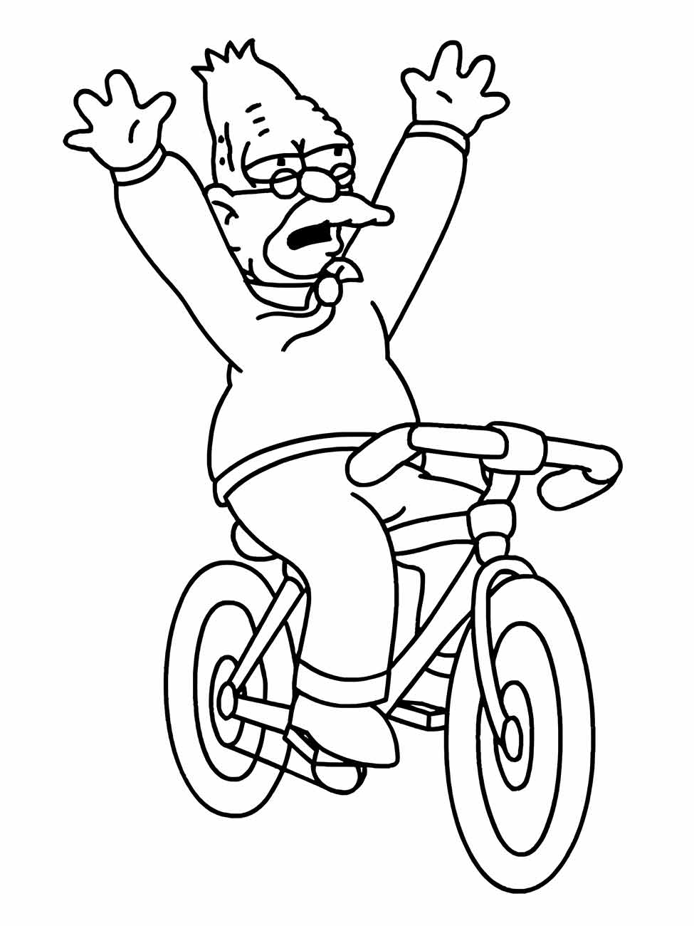 Simpsons coloring page (84)