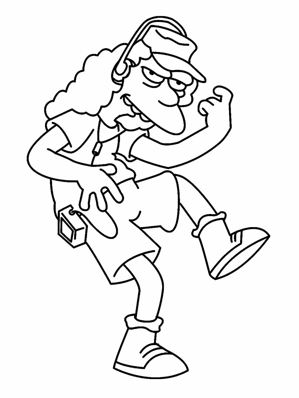 Simpsons coloring page (85)