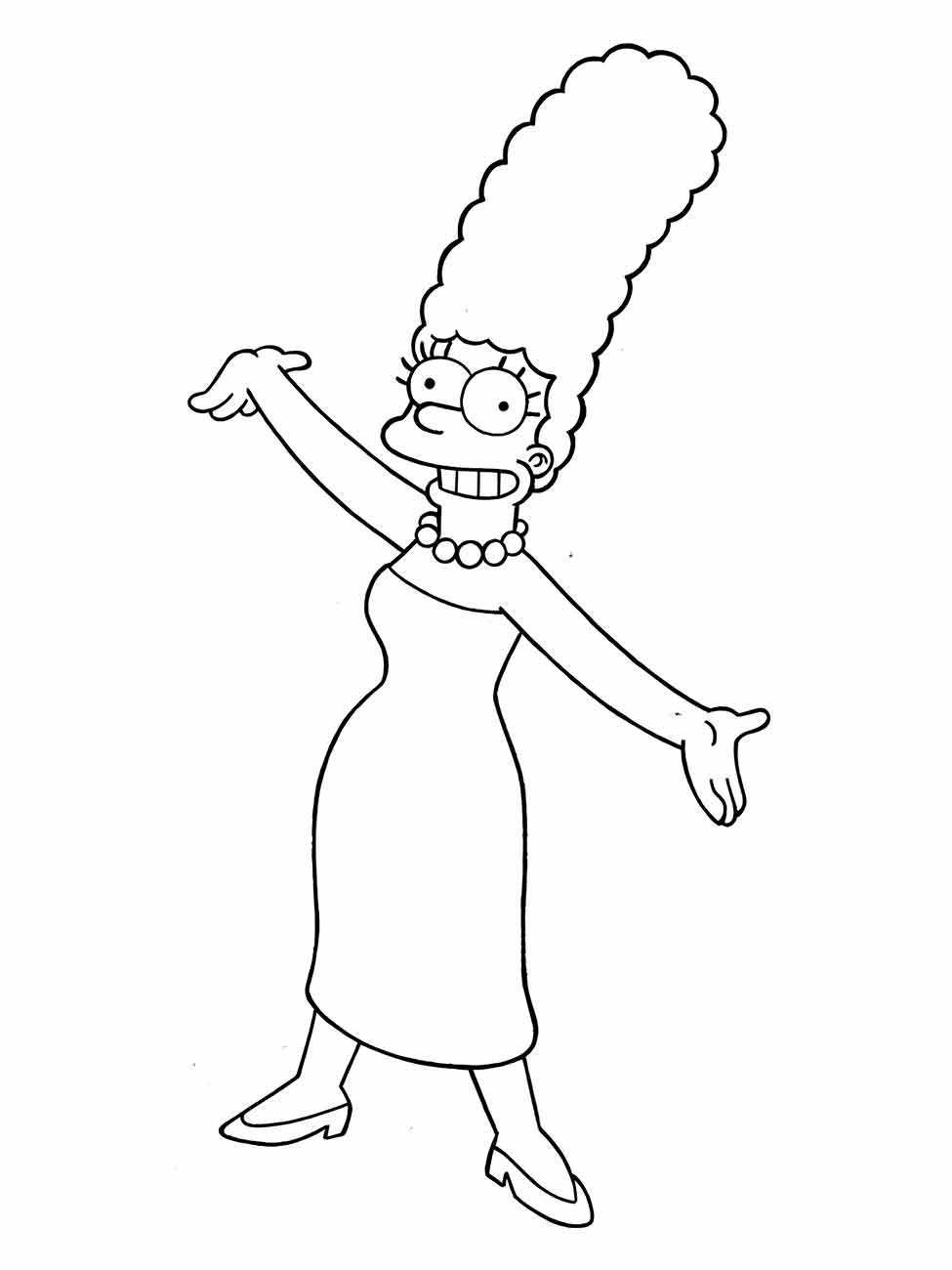 Simpsons coloring page (86)